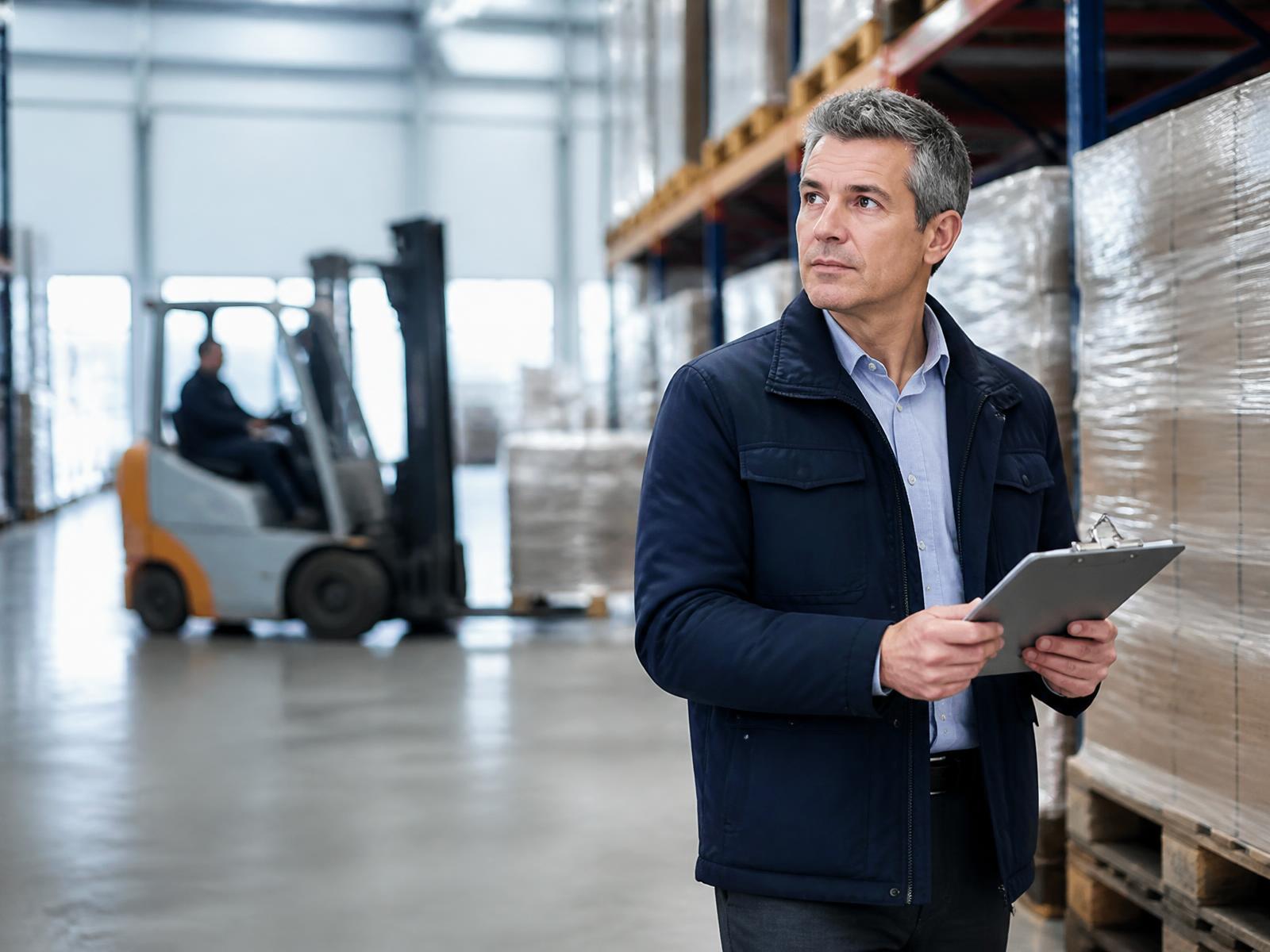 Operations leader reviewing activity across a growing business